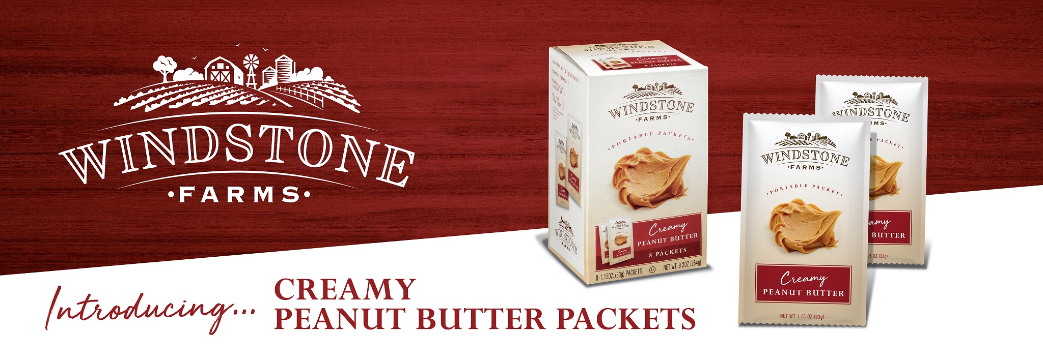 Windstone Creamy Peanut Butter Packets